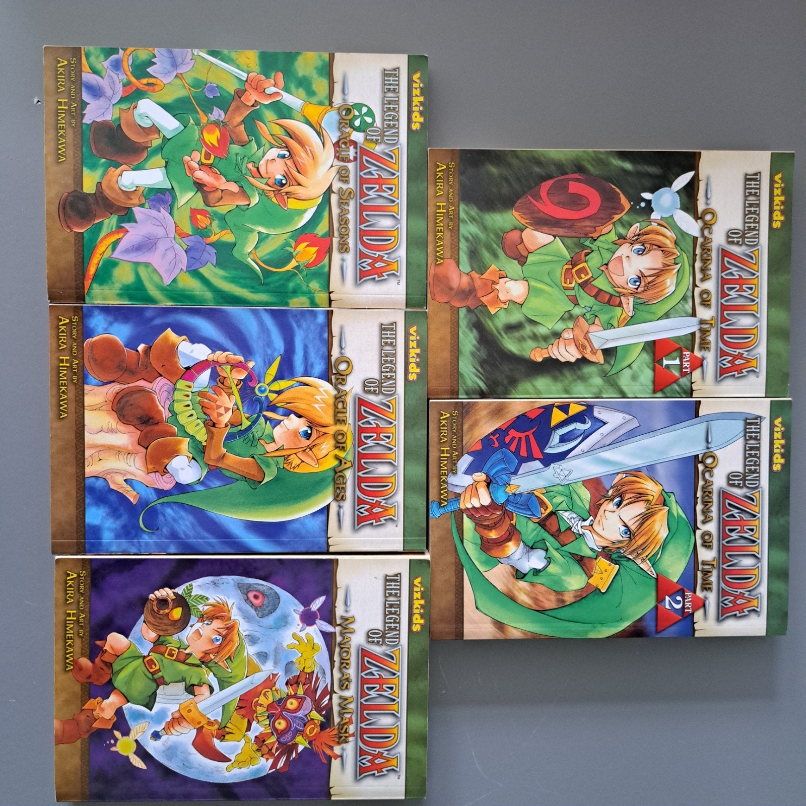 The Legend of Zelda Manga Collectie (5 boeken), Boeken, Meerdere stripboeken, Ophalen of Verzenden, Zo goed als nieuw, Akira Himekawa