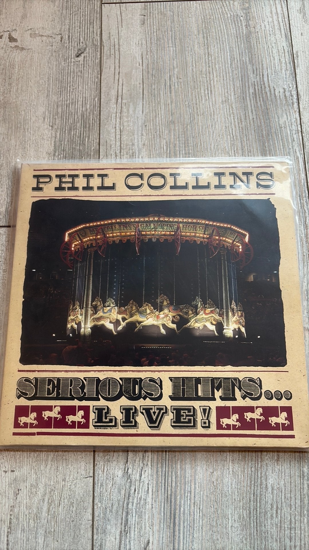Phil Collins serious hits live uit 1990 NM, Cd's en Dvd's, Ophalen of Verzenden, Zo goed als nieuw, 12 inch, Poprock