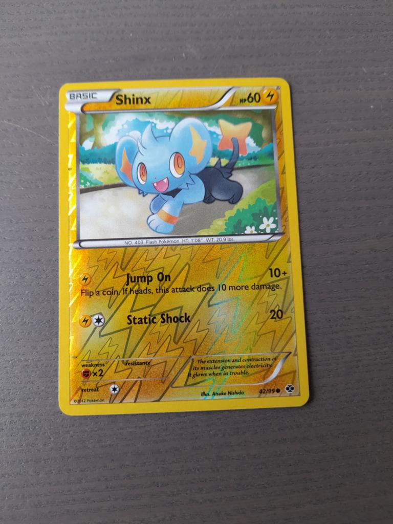 Next destinies 42/99 shinx reverse, Ophalen of Verzenden, Zo goed als nieuw, Losse kaart, Foil