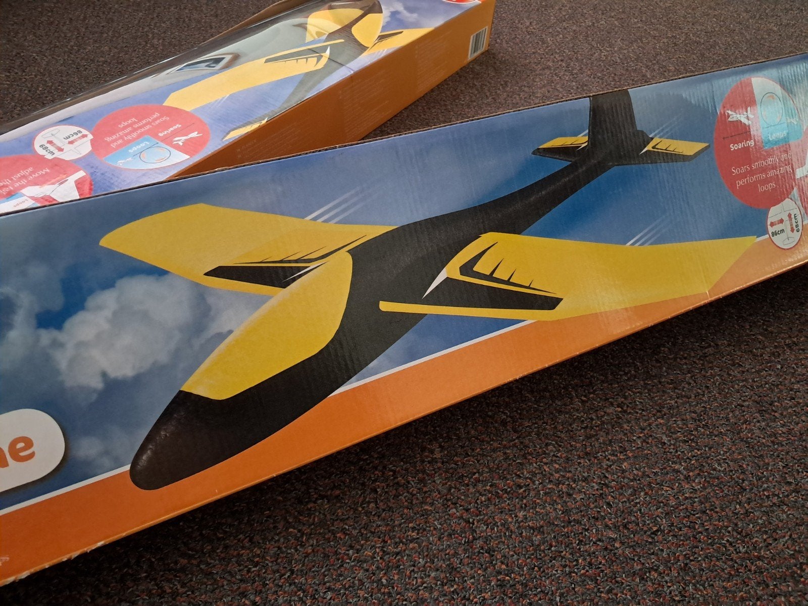 2x Glider Plane Lidl Speelgoedvliegtuig met Looping Functie, Ophalen of Verzenden, Nieuw, Vliegtuig, Overige merken