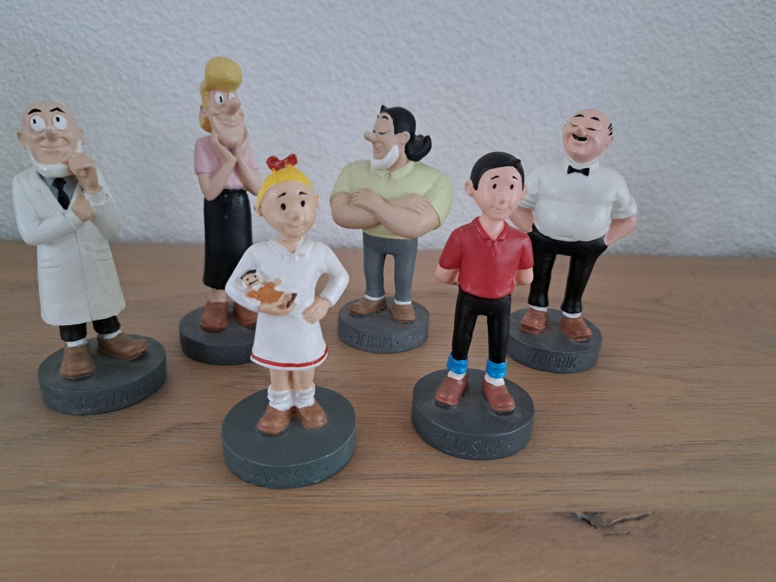 Beeldjes Suske en Wiske Lambik Jerom Sidonia Barabas, Verzamelen, Ophalen of Verzenden, Gebruikt