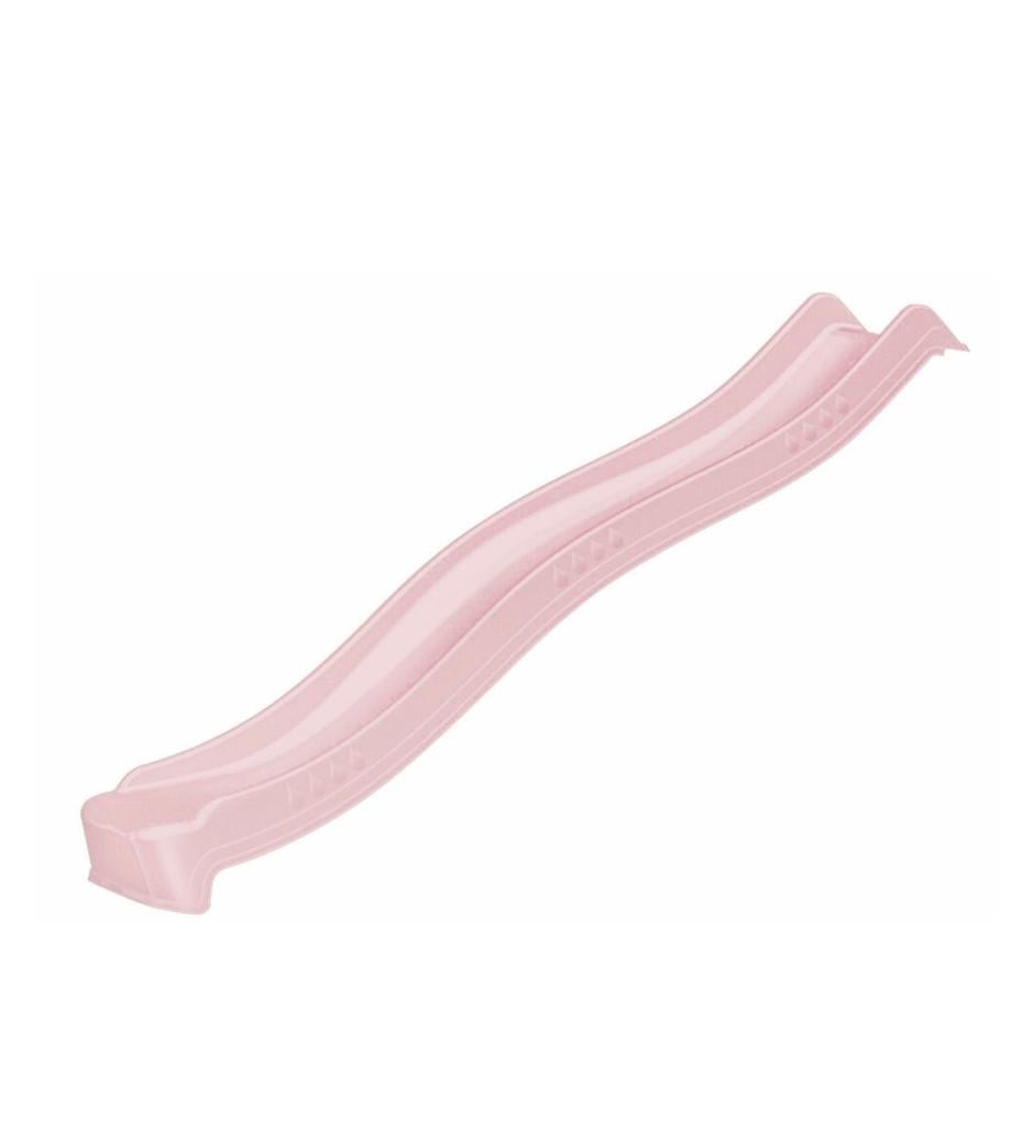 Glijbaan roze 2,65 met lichte beschadigingen, Ophalen, Zo goed als nieuw, Glijbaan