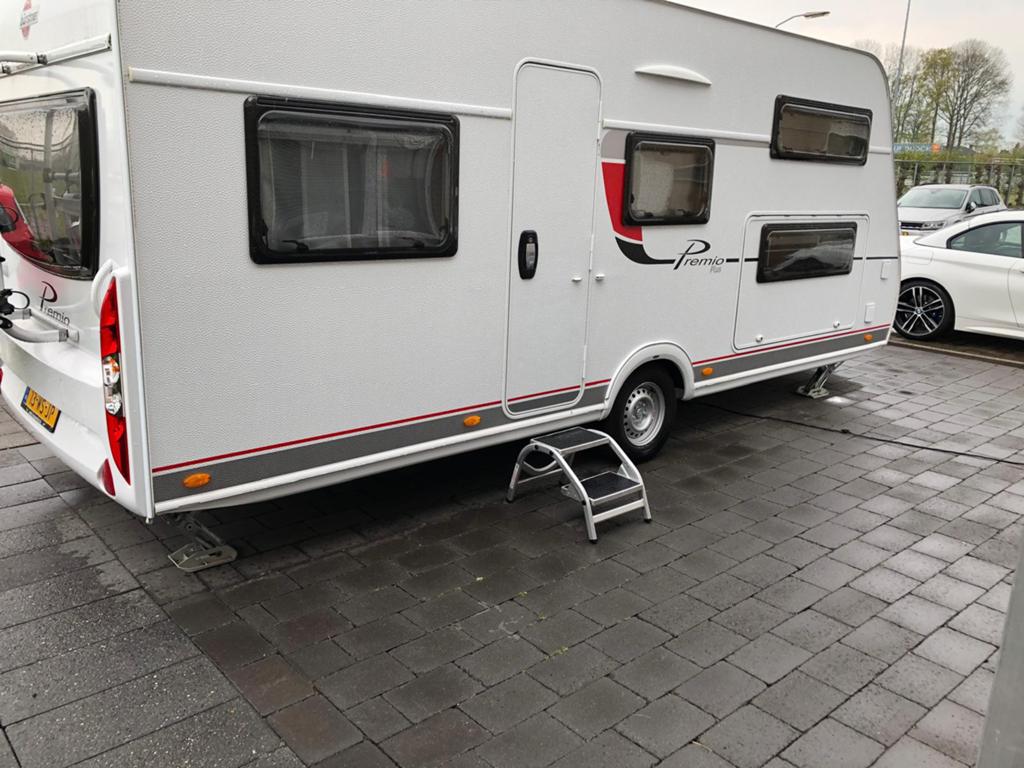 ZIEN = KOPEN 😍 Burstner Premio Plus 510TK + Unico voortent, Caravans en Kamperen, Rondzit, 7 tot 8 meter, Particulier, Bürstner