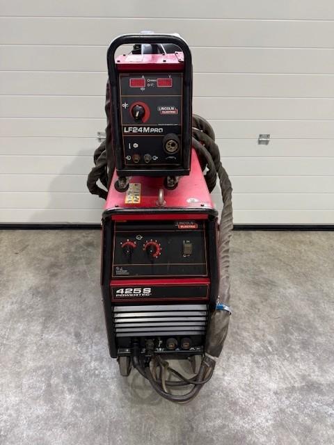 Mig/Mag lasapparaat Lincoln Powertec 425S WTGK Synergic, Ophalen of Verzenden, Zo goed als nieuw, 250 ampère of meer, Co2