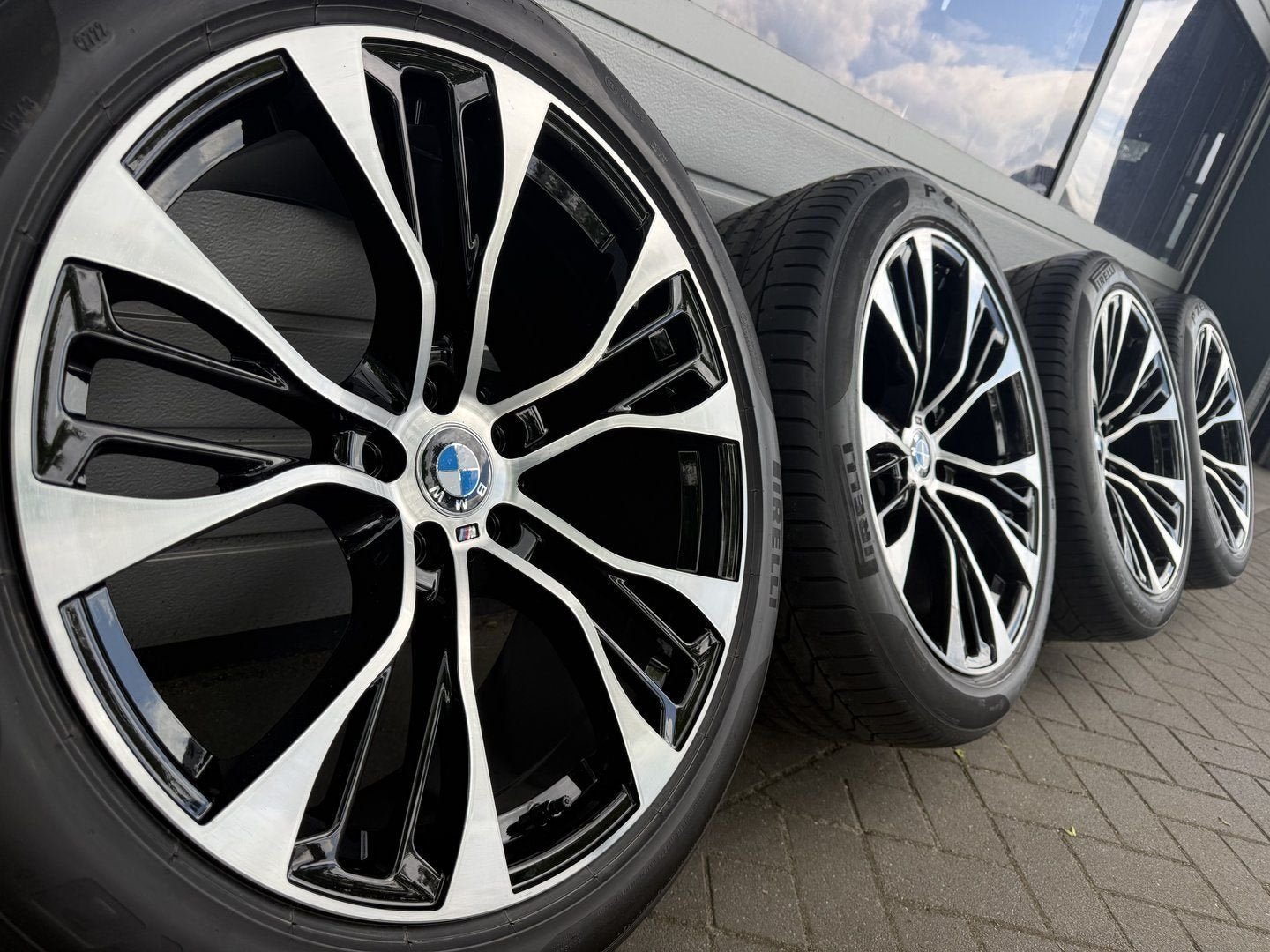 nieuwe set 21 inch BMW X5 E70 F15 E71 X6 F16 breedset velgen, -, 285 mm, -, Banden en Velgen