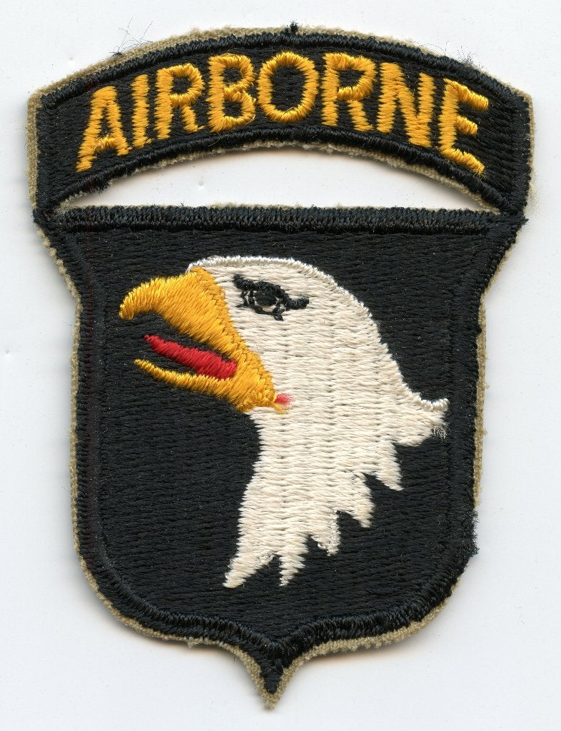 WO2 US 101st Airborne Division Patch, Verzamelen, Verzenden, Landmacht, Amerika, Embleem of Badge