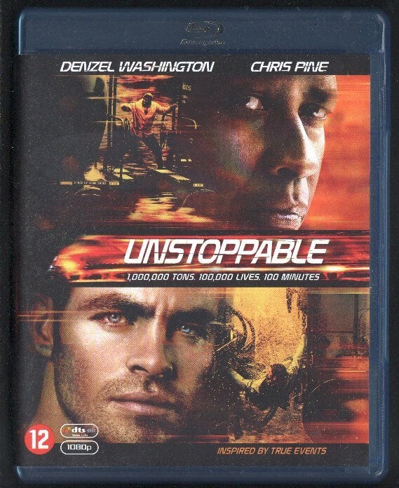 Unstoppable. Blu-ray., Ophalen of Verzenden, Gebruikt, Actie