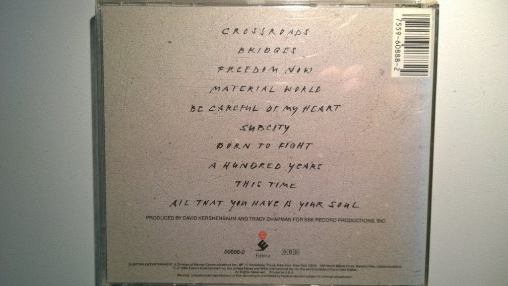 Tracy Chapman - Crossroads, Cd's en Dvd's, Ophalen of Verzenden, Zo goed als nieuw