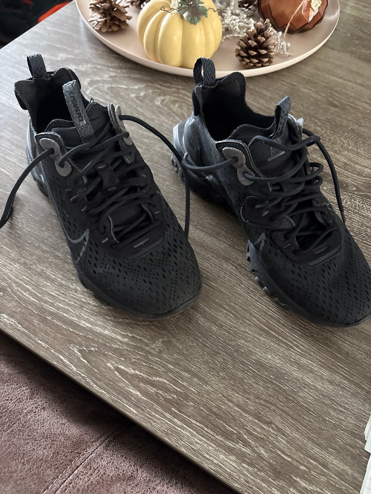Nike React Vision sneakers - Zwart - Maat 40, Kleding | Heren, Ophalen of Verzenden, Zo goed als nieuw, Zwart, Sneakers of Gympen