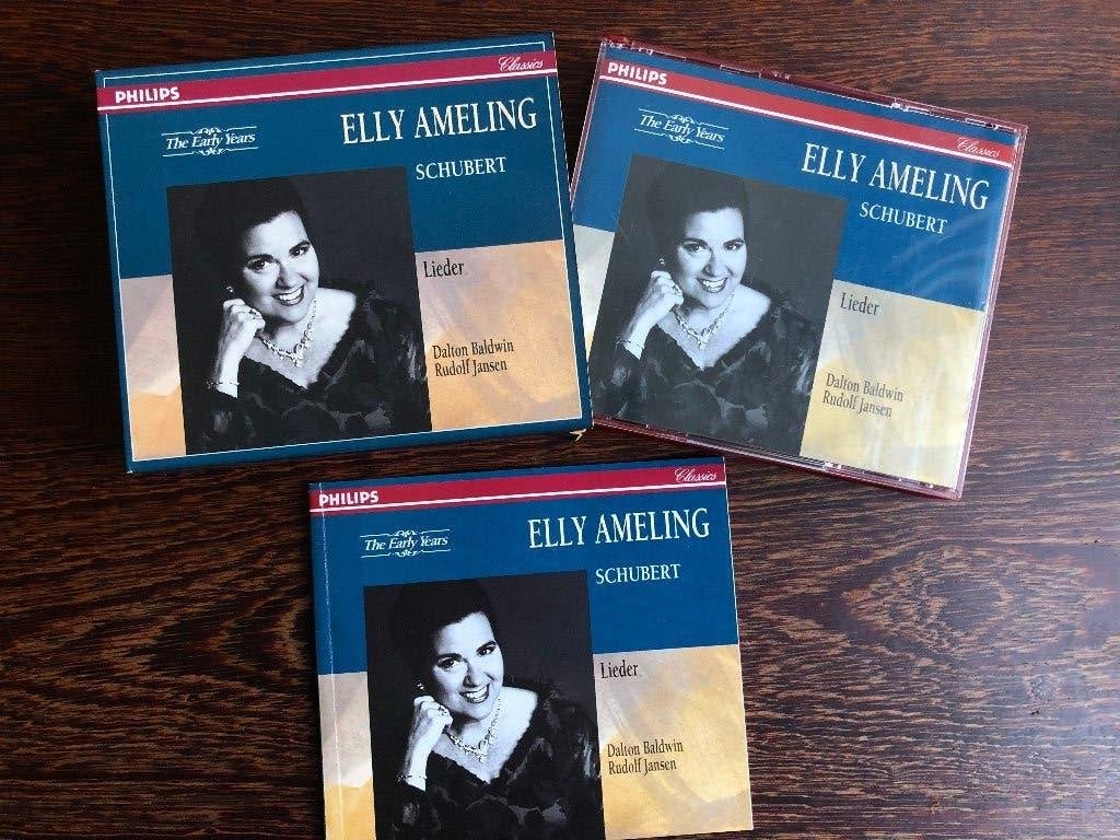 ( Schubert Lieder - Elly Ameling, Baldwin, Jansen - 4 CD, Cd's en Dvd's, Cd's | Klassiek, Ophalen of Verzenden, Romantiek, Zo goed als nieuw