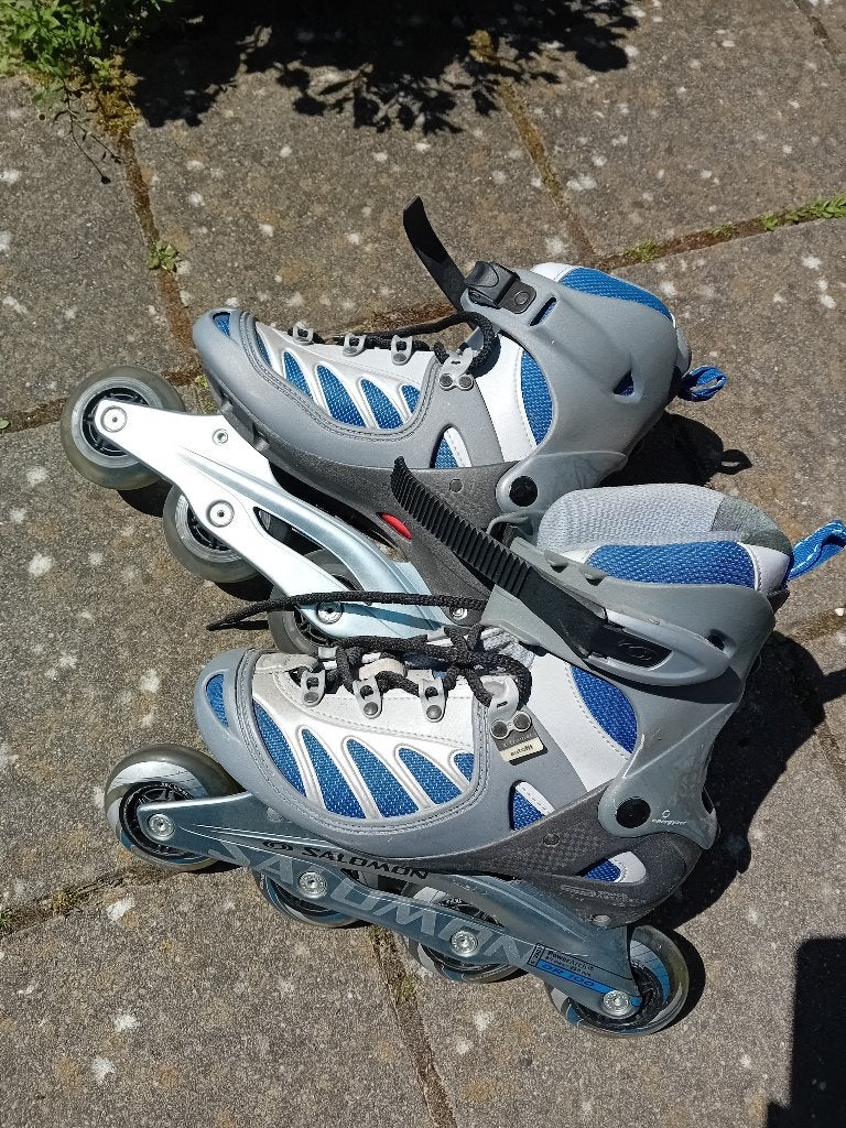 Skeelers, Salomon maat 39 (geschikt voor plusminus mt 38), Ophalen, Salomon, Zo goed als nieuw, Inline skates 4 wielen