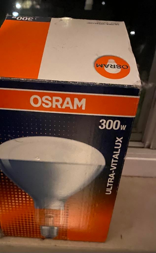[UV] Osram Ultra-Vitalux 300W lamp, Zelden gebruikt, Gebruikt, 60 watt of meer, Overige typen, E27 (groot)