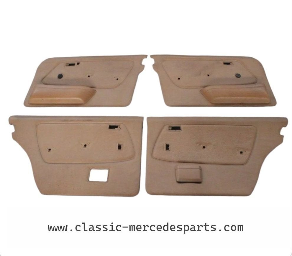 4x Deurpaneel / deurbekleding Mercedes w123 sedan / station, Auto-onderdelen, Interieur en Bekleding, Ophalen, Gebruikt, -, -