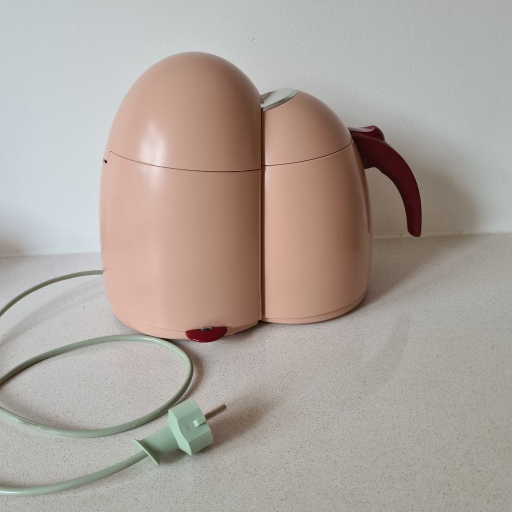 Alessi koffiezetapparaat Alessandro Mendini jaren 90 roze, Witgoed en Apparatuur, Koffiezetapparaten, Afneembaar waterreservoir
