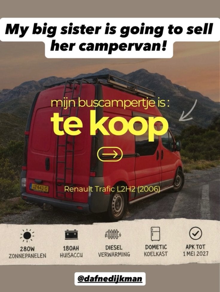 Buscamper Renault Trafic L2H2, Contacten en Berichten