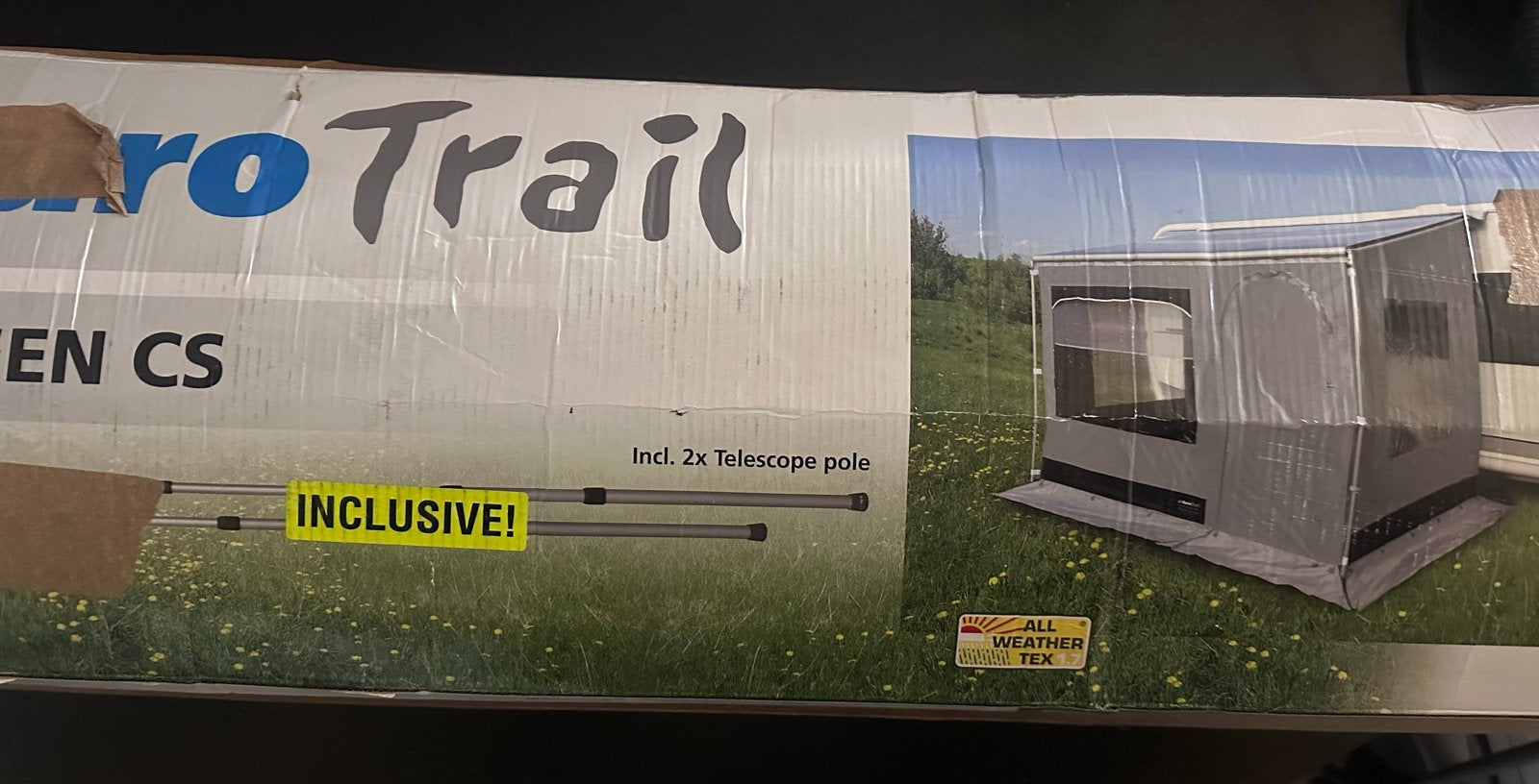 Bergen CS Euro Trail Voortent 300cm - Zo goed als nieuw, ., Ophalen of Verzenden, Zo goed als nieuw, .