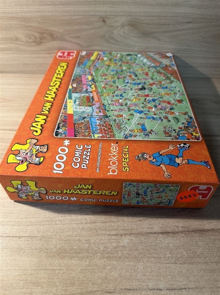 Jan van Haasteren - wk vrouwenvoetbal - 1000 stuks - s6663, Verzenden, 500 t/m 1500 stukjes, Zo goed als nieuw