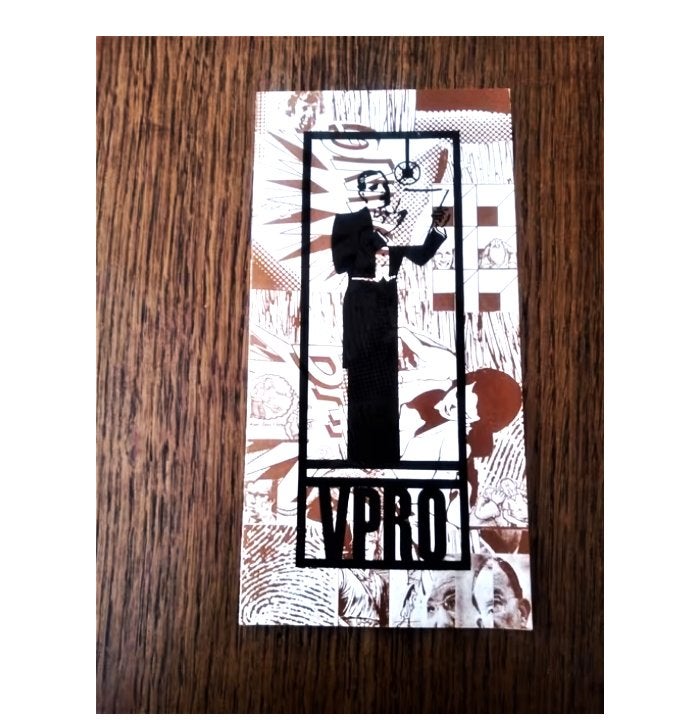 zeldzame wervingsfolder VPRO -piet Schreuders - *1969*, Folder, Ophalen of Verzenden, Zo goed als nieuw, Piet schreuders