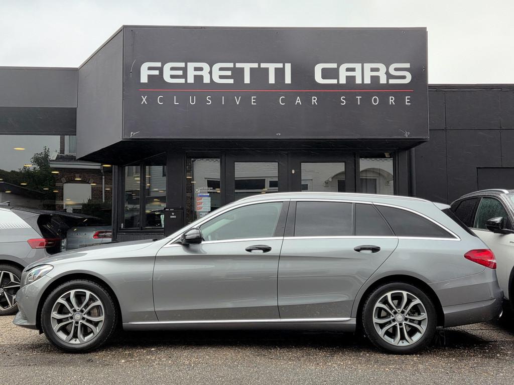 Mercedes-Benz C-Klasse Estate 350E AUT7 EDITION SPORTLEDER N, Auto's, Automaat, Achterwielaandrijving, Gebruikt, Leder en Stof
