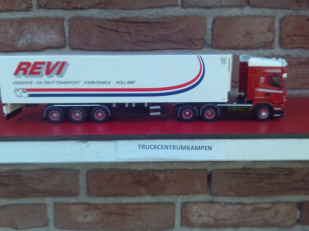 Tekno  Scania  R - Serie  Topline  van  Revi.