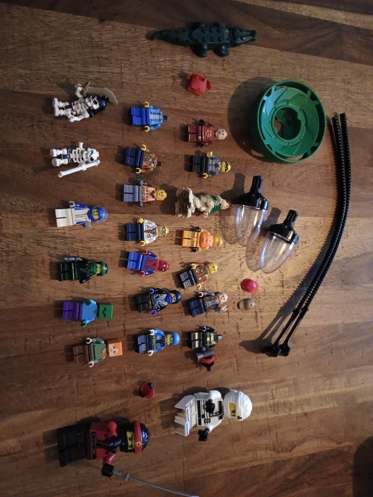 Lego Minifiguren Spiderman, Ninjago en meer - Restpartij, Kinderen en Baby's, Ophalen of Verzenden, Gebruikt, Lego