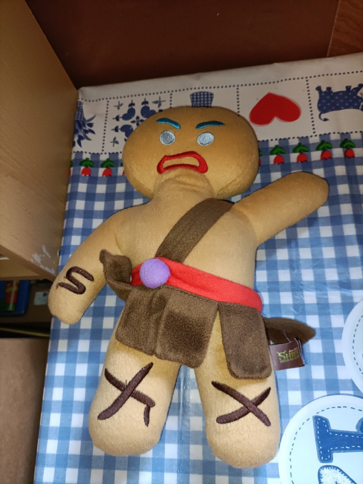 Shrek Peperkoekman Knuffel koekie, Overige merken, Overige karakters, Overige typen, Ophalen of Verzenden