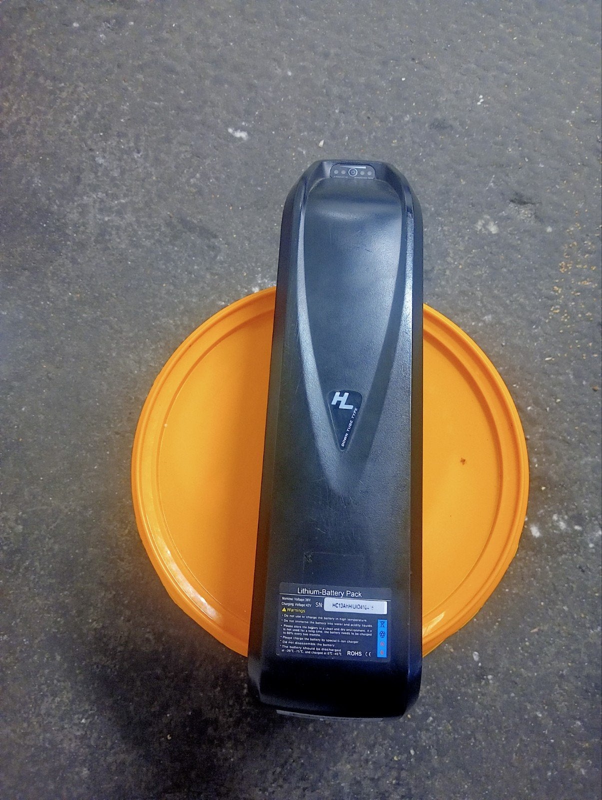 HL Lithium-accupack voor e-bike (werkt volledig), Gebruikt