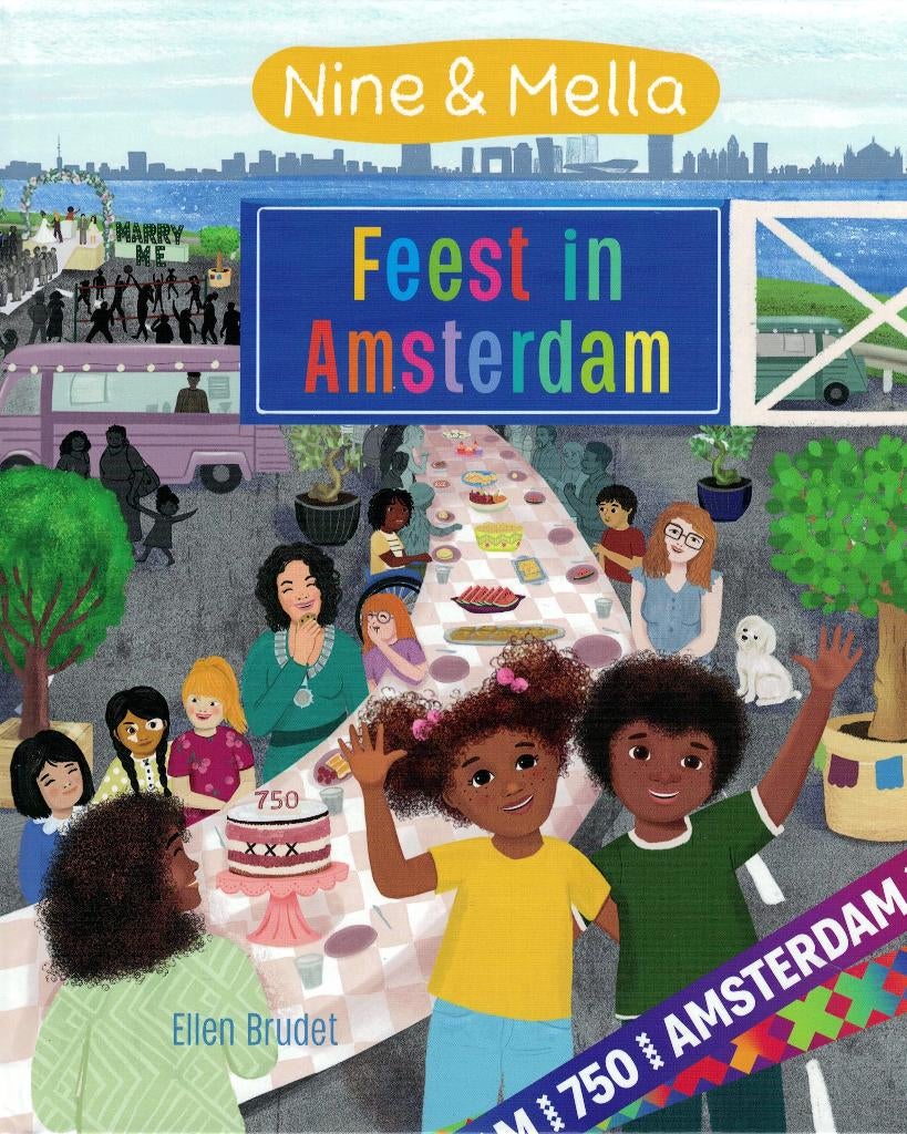 Ellen Brudet, Nine & Mella - Feest In Amsterdam., Ophalen of Verzenden, Nieuw, Fictie algemeen