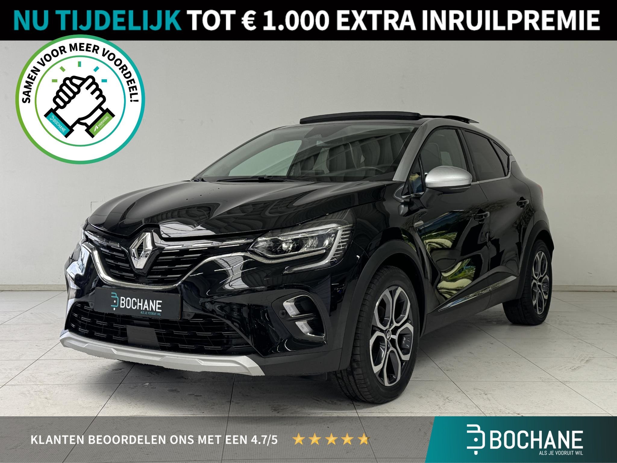 Renault Captur 1.0 TCe 90 Techno | Schuif-/kanteldak | BOSE-
