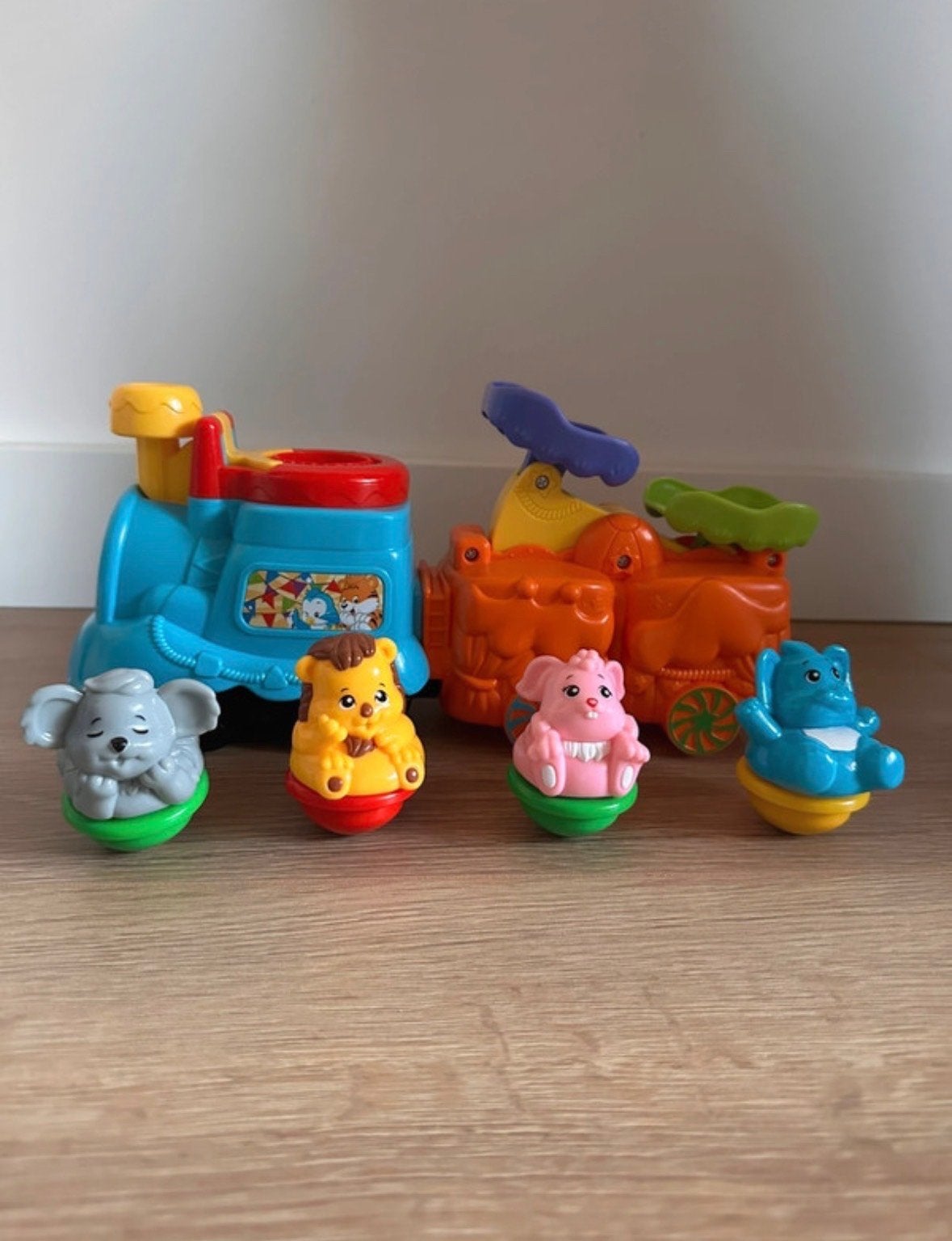 VTech Zoef Zoef Dieren Vrolijke Vriendjes Trein, Ophalen of Verzenden, Gebruikt, Overige typen, Met geluid