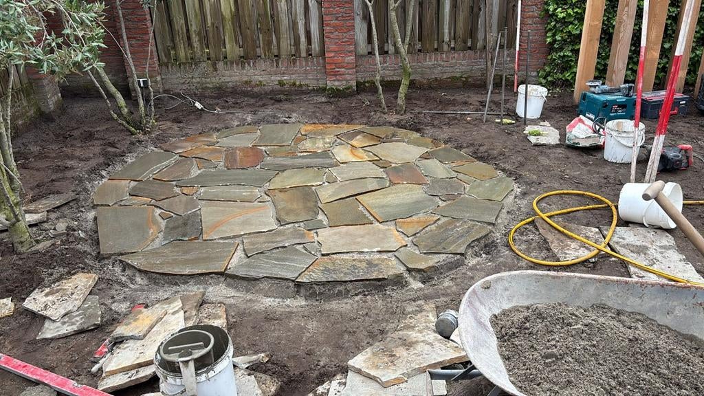 Flage Stones te koop, Tuin en Terras, Tegels en Klinkers, Nieuw, Terrastegels, Beton, Ophalen