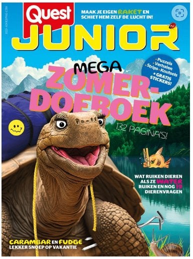 Quest Junior Mega zomerboek 2023, Ophalen of Verzenden, Zo goed als nieuw