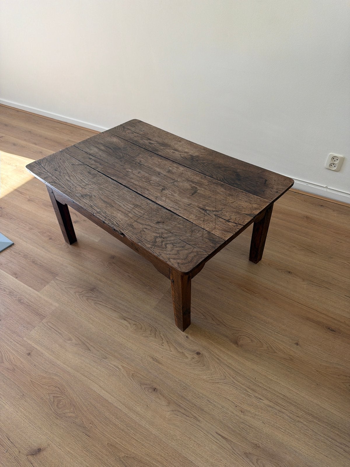 Antieke eiken salontafel - 67x97x45 cm, Ophalen