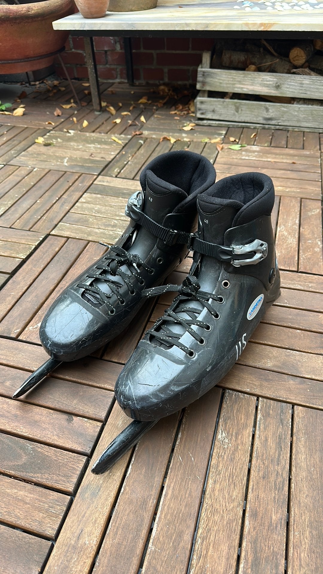 Zandstra Combinoren - Maat 48 - Geslepen, Sport en Fitness, Schaatsen, Combinoren, Ophalen of Verzenden, Gebruikt, Zandstra
