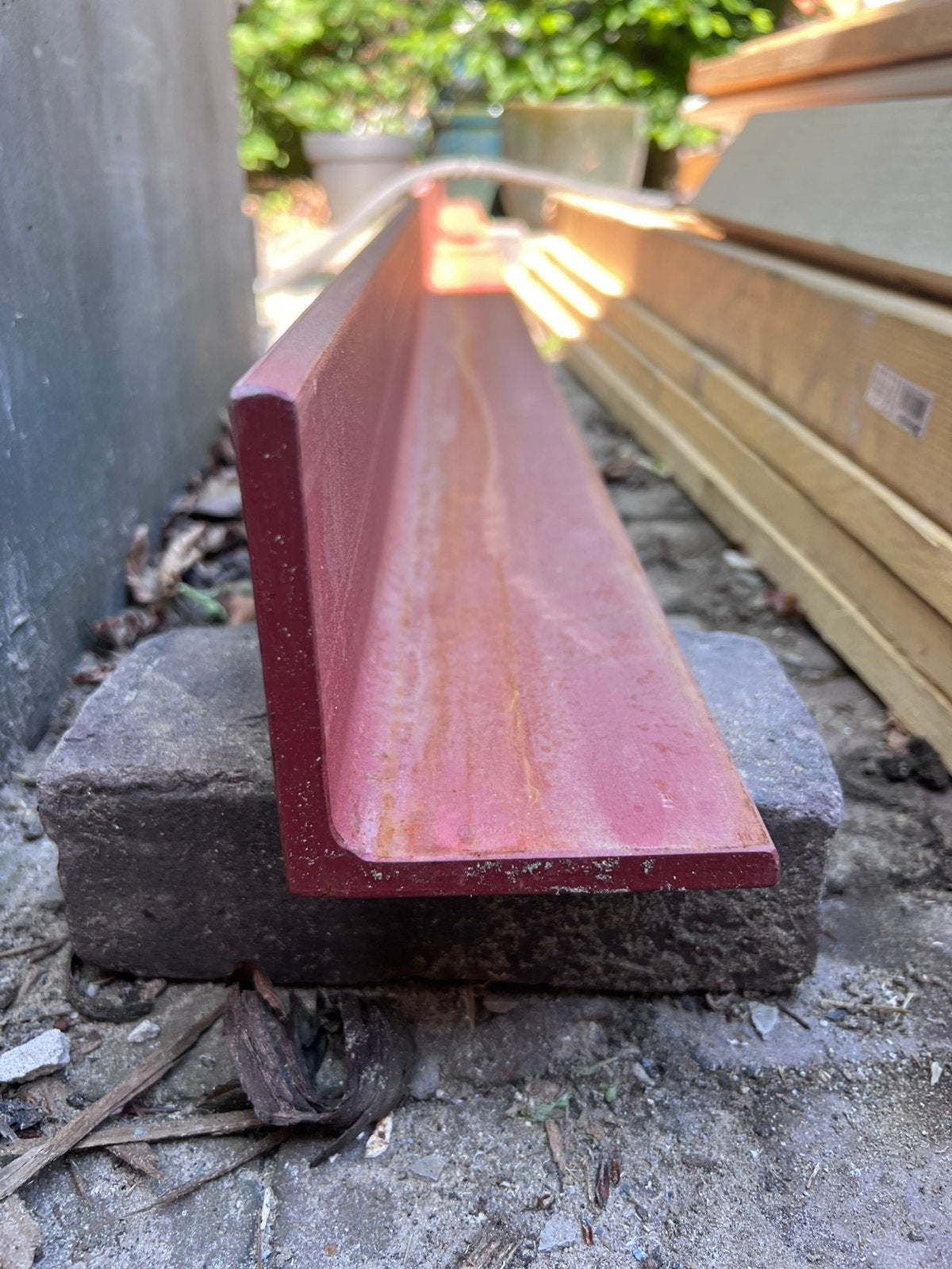 Nieuw ijzeren hoekprofiel / balk / L-profiel, Doe-het-zelf en Verbouw, IJzerwaren en Bevestigingsmiddelen, Ophalen, Nieuw, 250 mm of meer