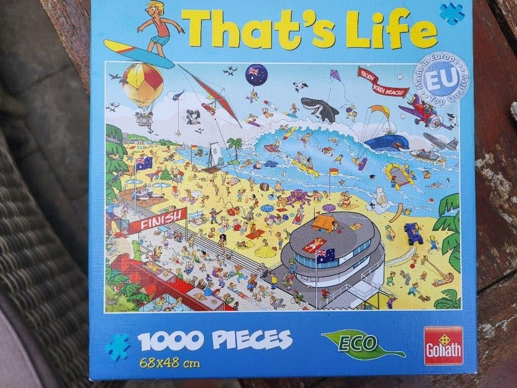 Puzzel 1000 stukjes, Ophalen, 500 t/m 1500 stukjes, Zo goed als nieuw, Legpuzzel