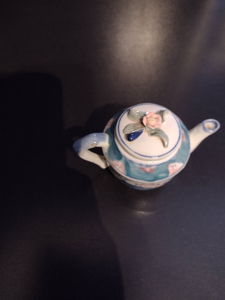 Vintage miniatuur theepot, Ophalen of Verzenden