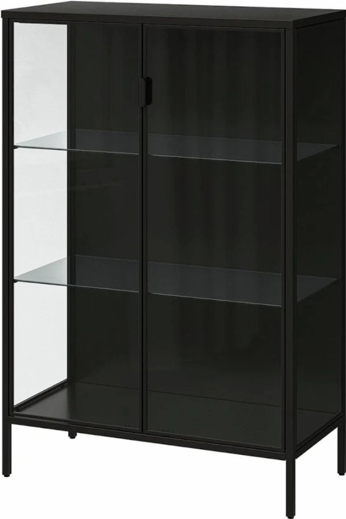 2x IKEA vitrinekast RUDSTA (80x37x120), Huis en Inrichting, Ophalen, Met deur(en), 100 tot 150 cm, 50 tot 100 cm