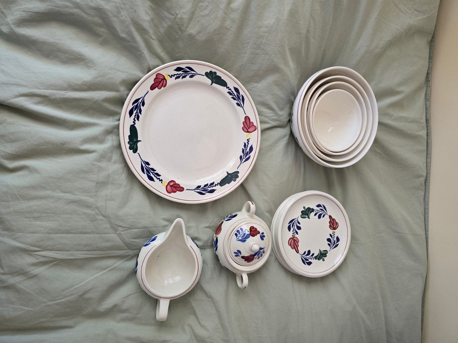 boerenbont servies, Ophalen of Verzenden