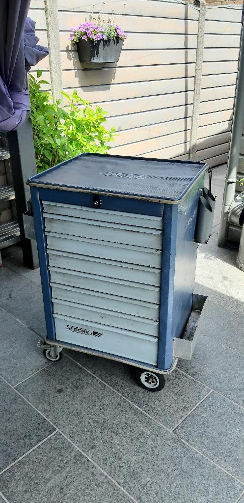 Gedore gereedschapskar met 8 diepe lades., Ophalen, Gebruikt