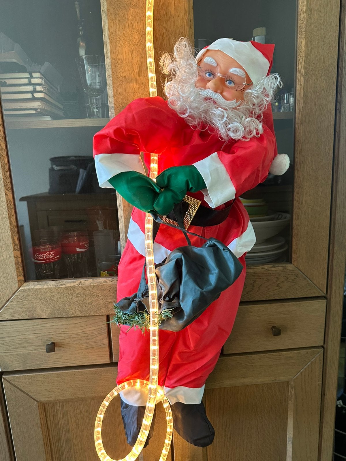 Leuke kerstman met verlichting voor buiten, Diversen, Ophalen of Verzenden, Zo goed als nieuw