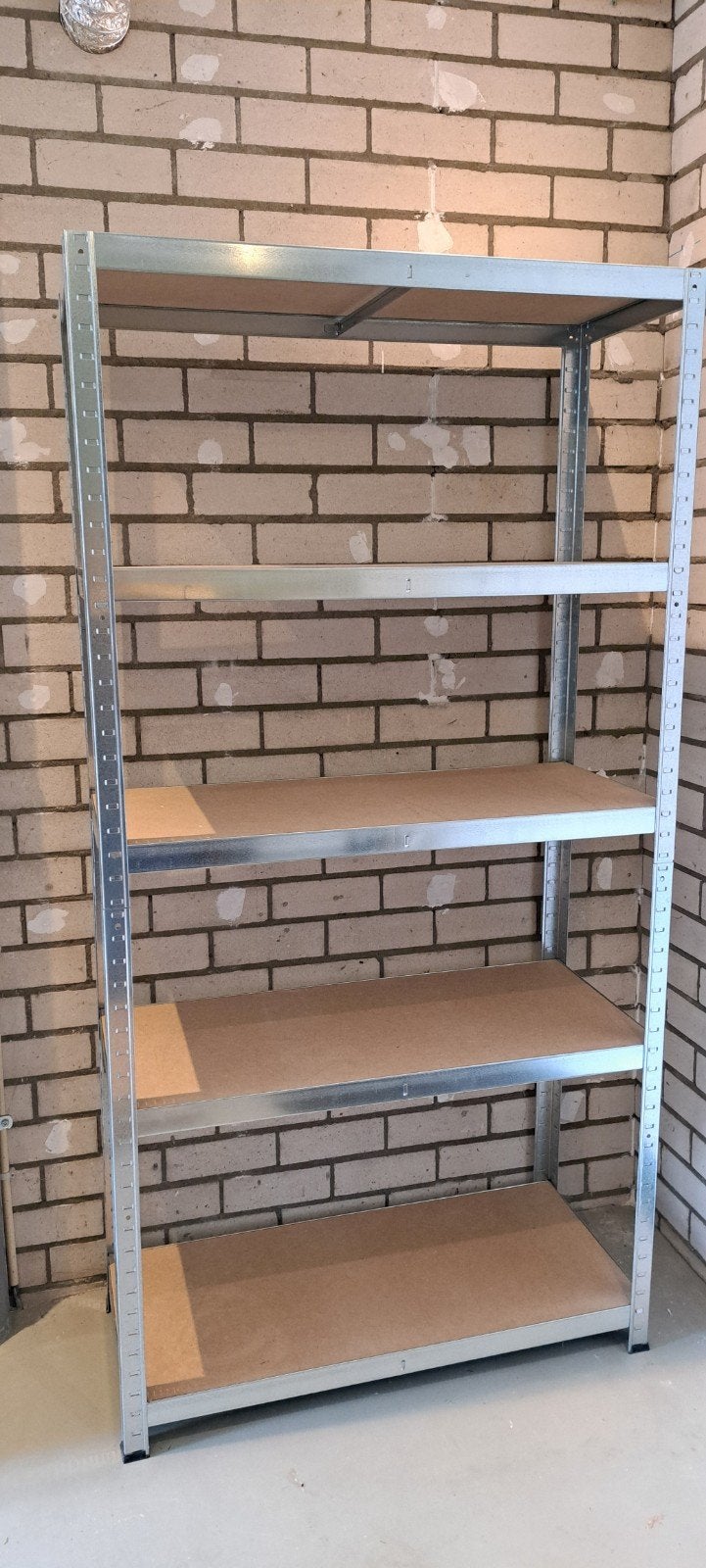 Metalen opbergrek met 5  planken, Ophalen, Gebruikt
