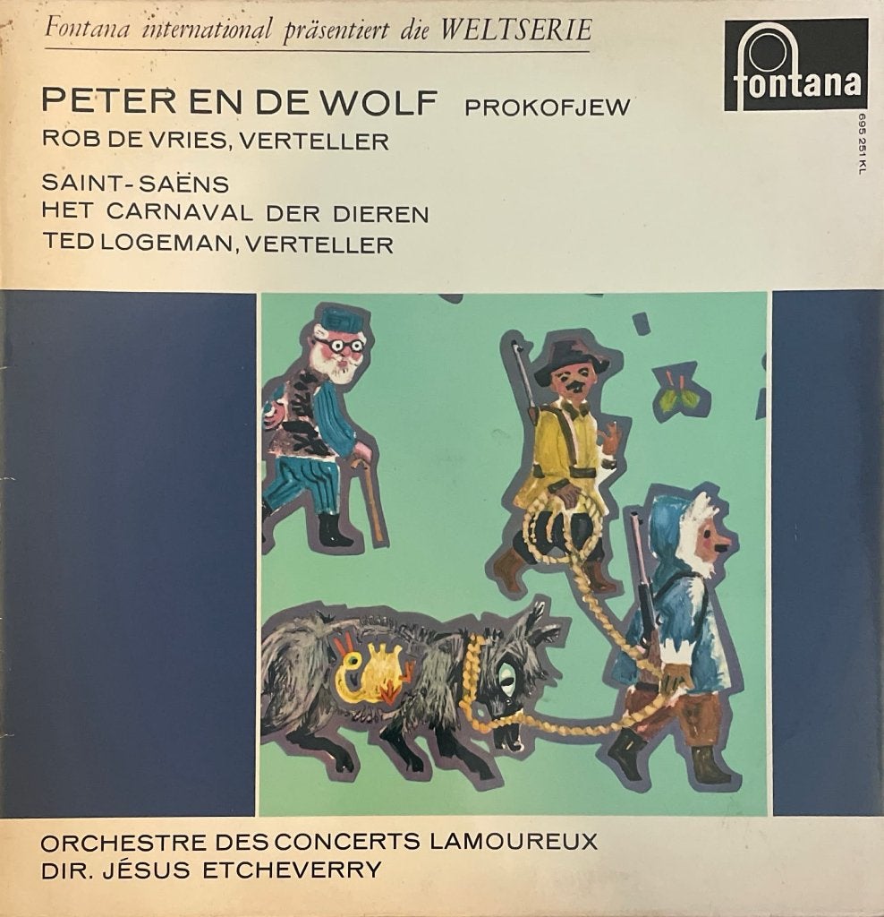 Sergei Prokofiev / Peter En De Wolf - Camille Saint-Saëns, Cd's en Dvd's, Vinyl | Klassiek, Ophalen of Verzenden, Romantiek, Gebruikt
