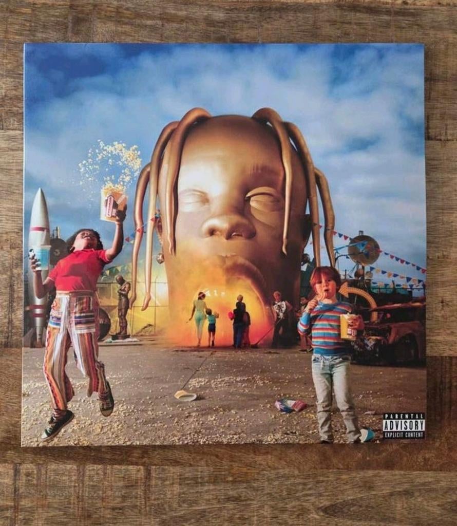 Dubbel lp travis scott astroworld, Cd's en Dvd's, Vinyl | Hiphop en Rap, Ophalen of Verzenden, Zo goed als nieuw, 12 inch