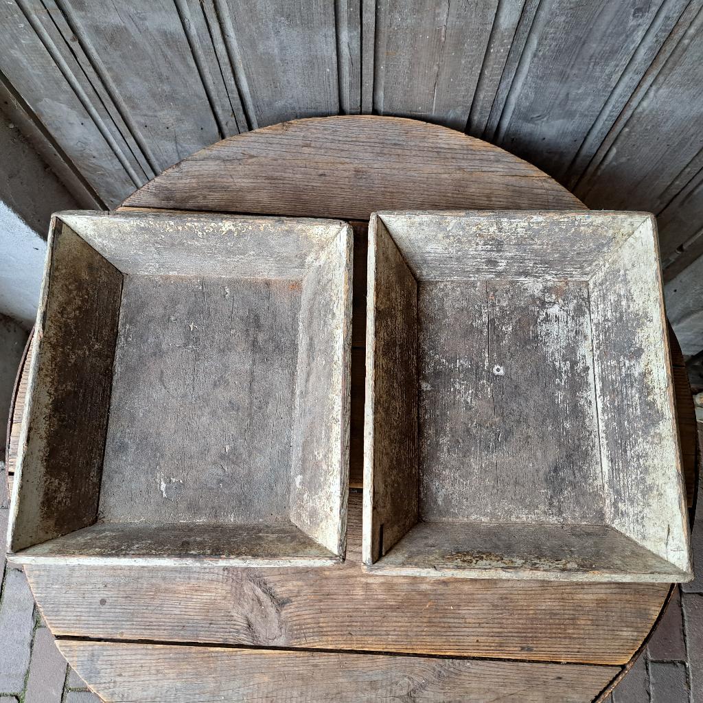 1 Brocante oud sleets houten aardappelbakje bakje bak Etage3, Gebruikt, ., Ophalen of Verzenden, .