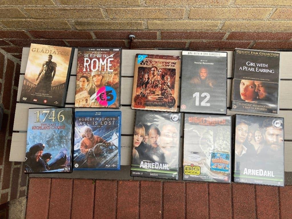 10 DVD's (o.a. Girl with a Pearl Earring / 1746), Alle leeftijden, Ophalen of Verzenden, Zo goed als nieuw