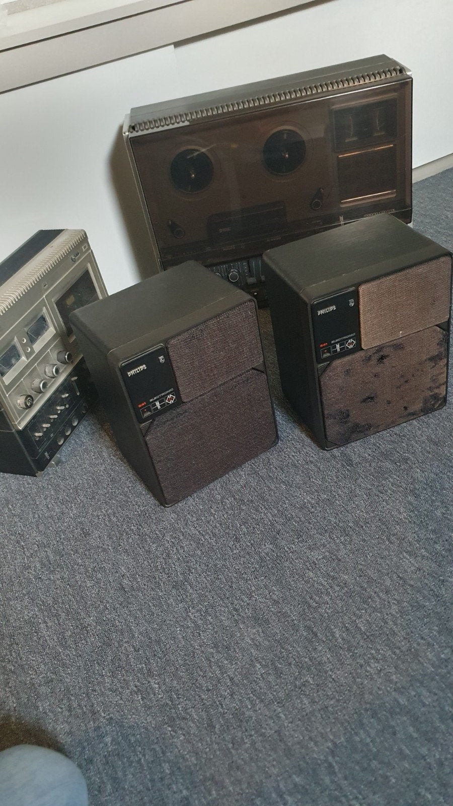 philips N4506 Bandrecorder, N2521 Cassettedeck, 541 mfb-spea, Ophalen, Bandrecorder