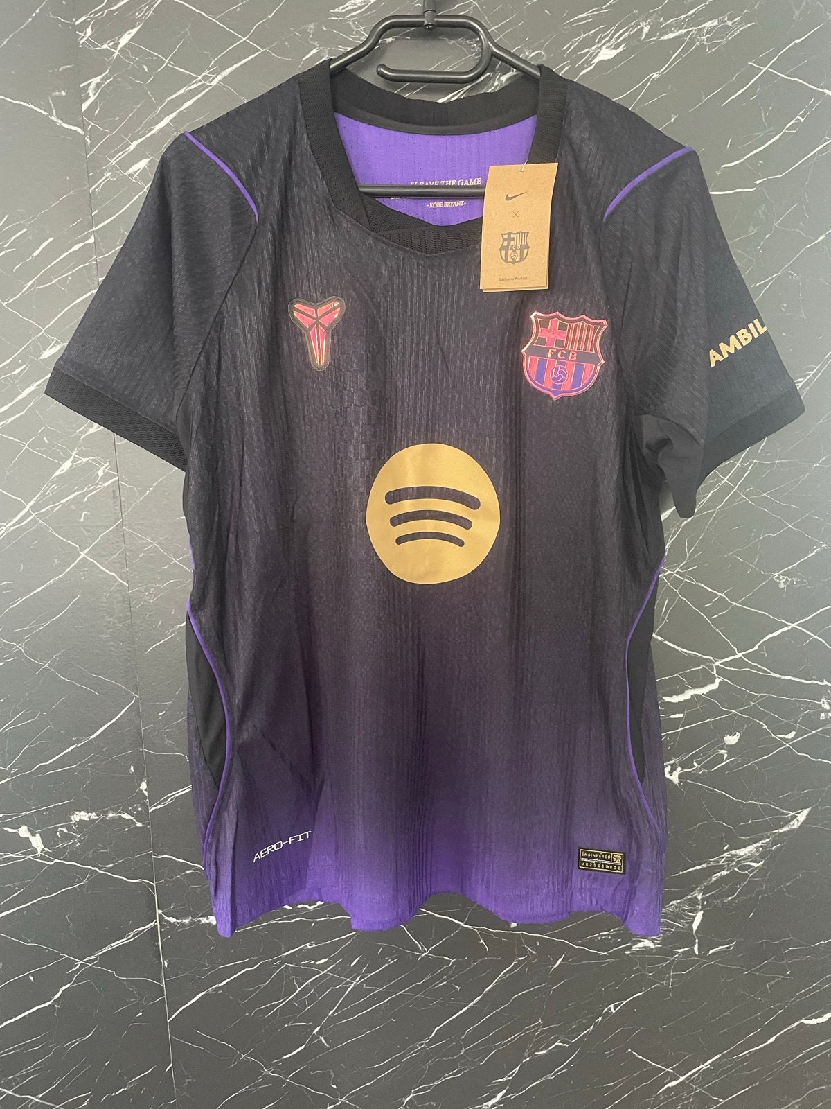 FC Barcelona x Kobe Bryant x Drake x Spotify Shirt M, Verzenden, Nieuw, Maat 48/50 (M), Zwart