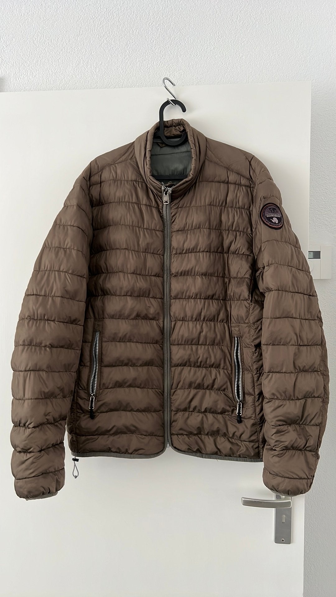 Te koop mooie jas NAPAPIJRI maat L, Kleding | Heren, Ophalen of Verzenden, Gedragen, Maat 52/54 (L), Bruin