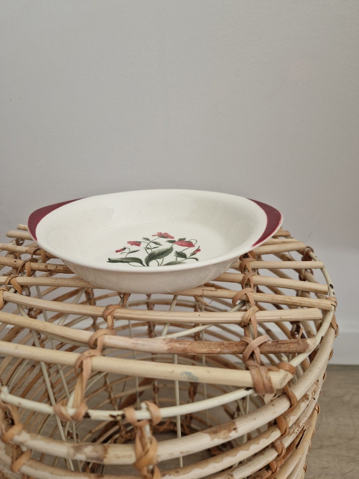Wedgwood schaaltje kom aardewerk klaprozen, Ophalen of Verzenden